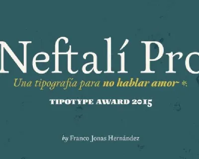 NeftalÃ­ Pro font