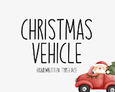 Christmas Vehicle font