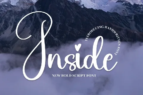 Inside Script font