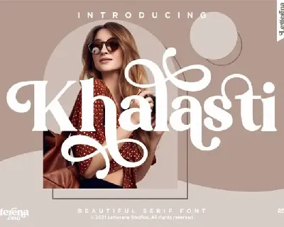 Khalasti font