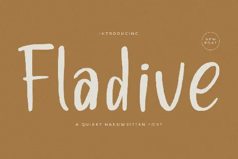 Fladive DEMO VERSION font