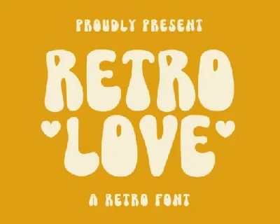 Retro Love Display font