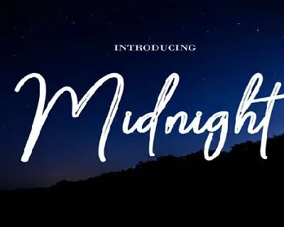 Midnight Family font