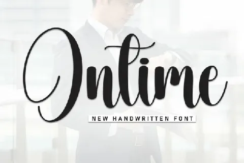 Ontime Script font