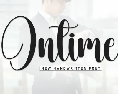 Ontime Script font