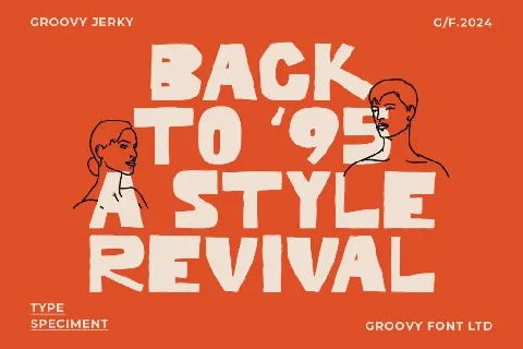 Groovy Jerky font