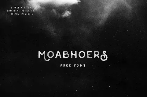 Moabhoers Free font