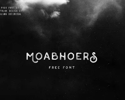 Moabhoers Free font
