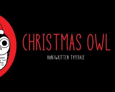 Christmas Owl font