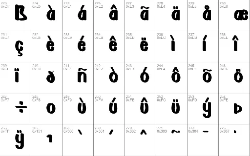 Geky Xin font