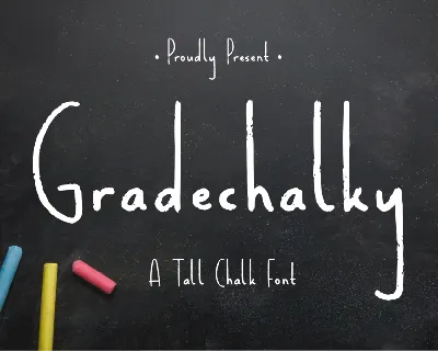 Gradechalky font