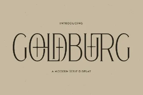 Goldburg font