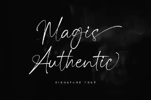 Magis Authentic Handwritten font