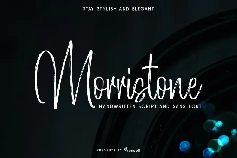 Morristone Duo font