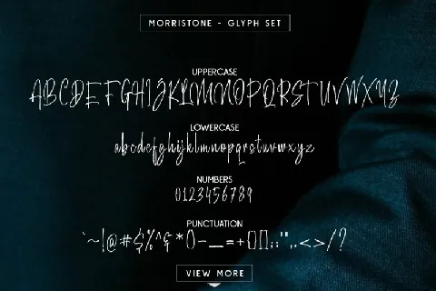 Morristone Duo font