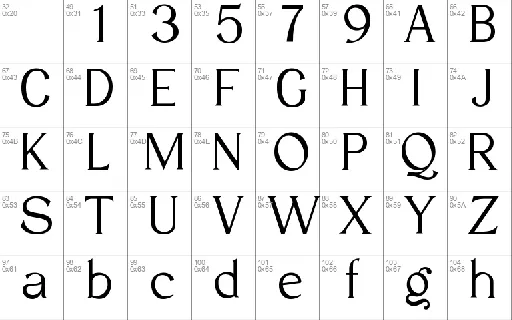 SalemoreLongestPersonal font