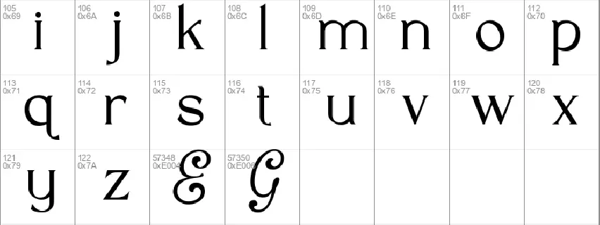 SalemoreLongestPersonal font