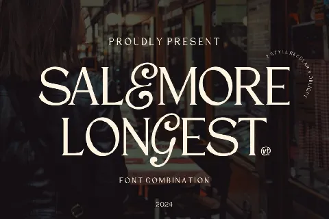 SalemoreLongestPersonal font