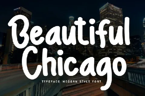 Beautiful Chicago Display font