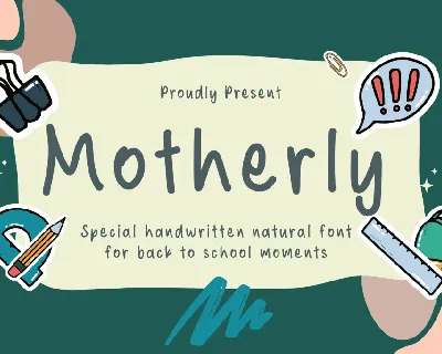 Motherly - Demo font