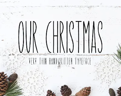 Our Christmas font