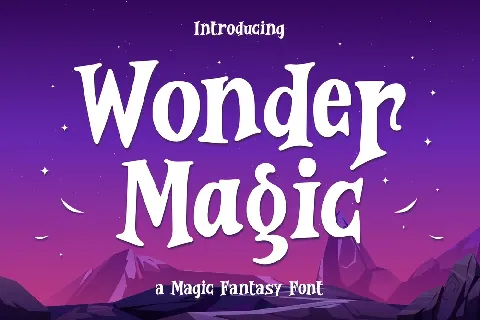 Wonder Magic Free Trial font