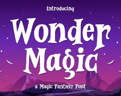 Wonder Magic Free Trial font