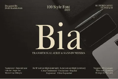 Bia Duo font