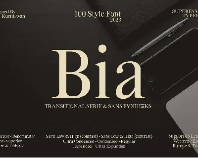 Bia Duo font