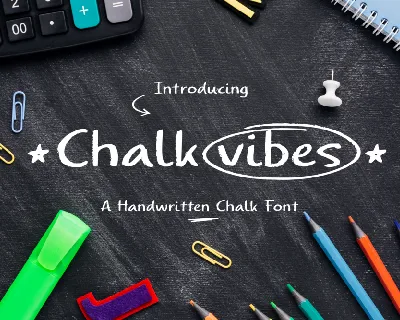 Chalkvibes font