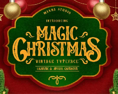 MAGIC CHRISTMAS font