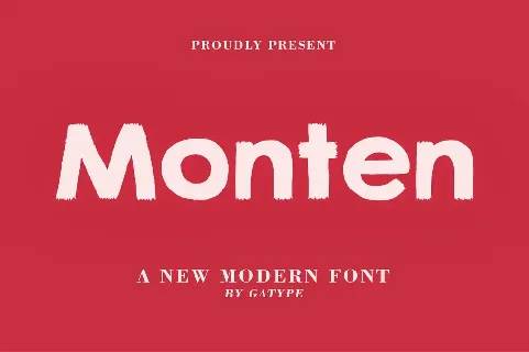 Monten font