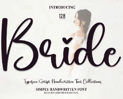 Bride Script font
