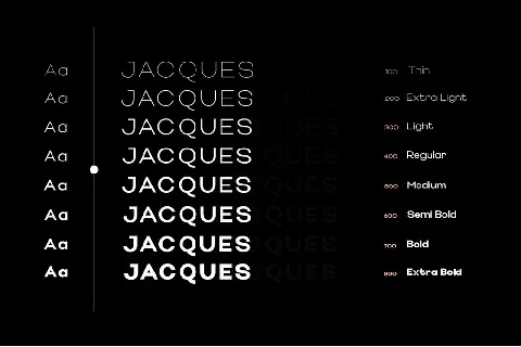 Jacques Pro font