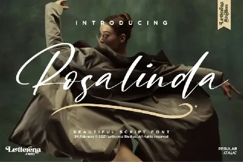 Rosalinda Calligraphy font