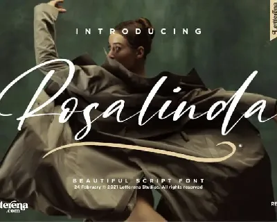 Rosalinda Calligraphy font