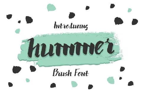 Hummer Brush Graffiti font