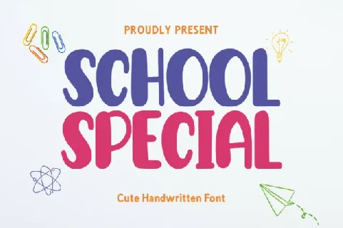 School Special Display font