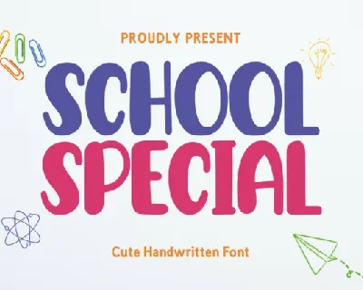 School Special Display font