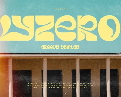 Lyzero Display font