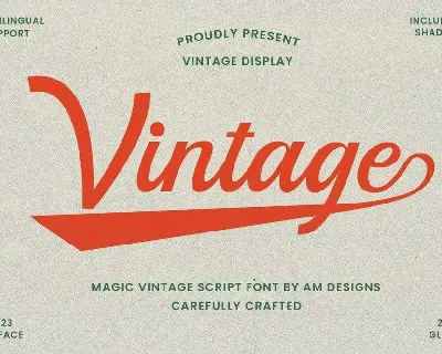 Magic Vintage font