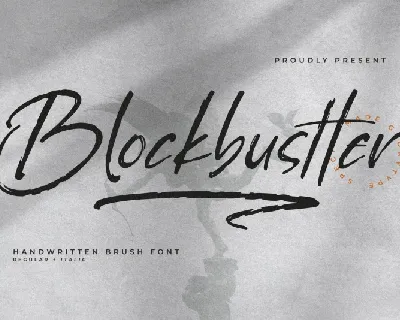 Blockbustter font