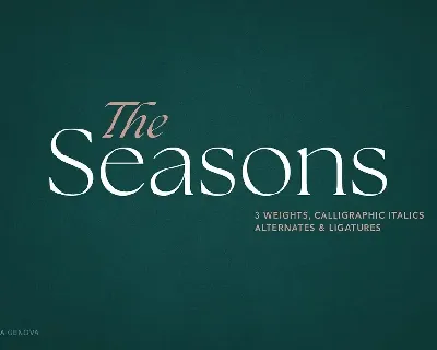 The Seasons font