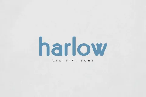 Harlow font