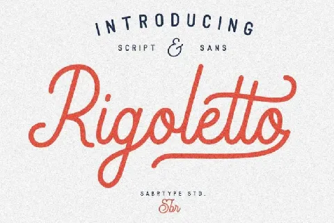 Rigoletto Script font