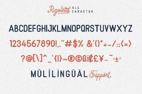 Rigoletto Script font