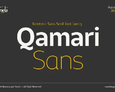 Qamari Sans font