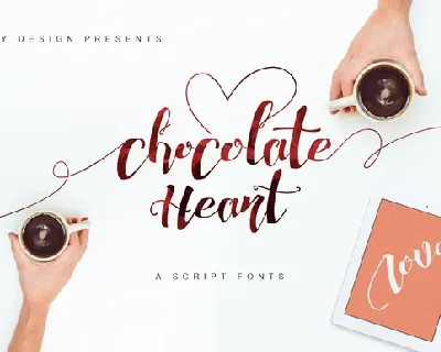 Chocolate Heart Script Free font