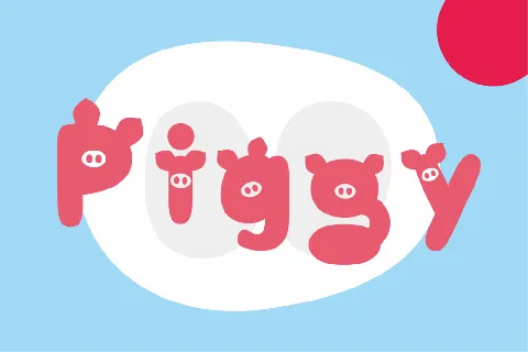 Piggy Demo font