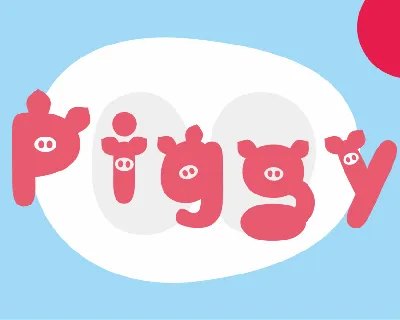 Piggy Demo font